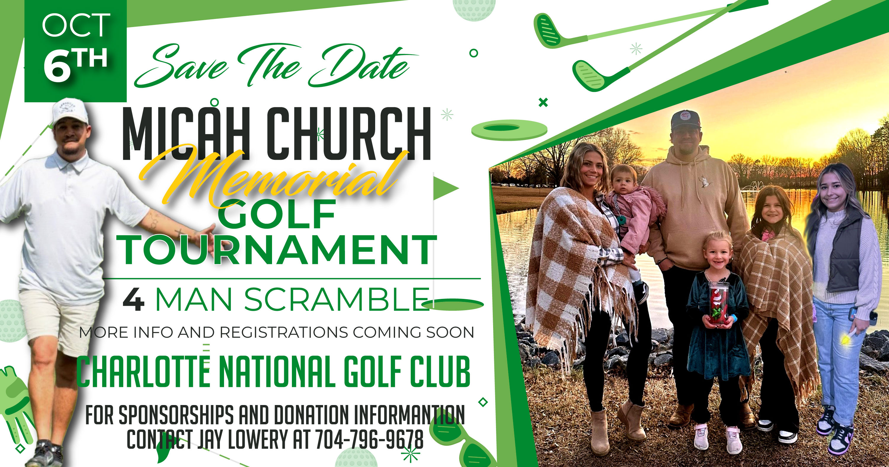 Micah Church Memorial Golf Tournament Flyer